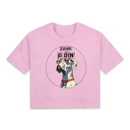 T-Shirt Crop Top Donna - Son's Of Odin