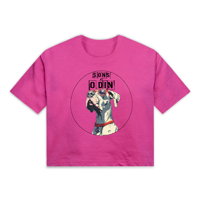 T-Shirt Crop Top Donna - Son's Of Odin