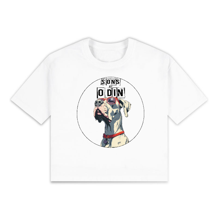 T-Shirt Crop Top Donna - Son's Of Odin